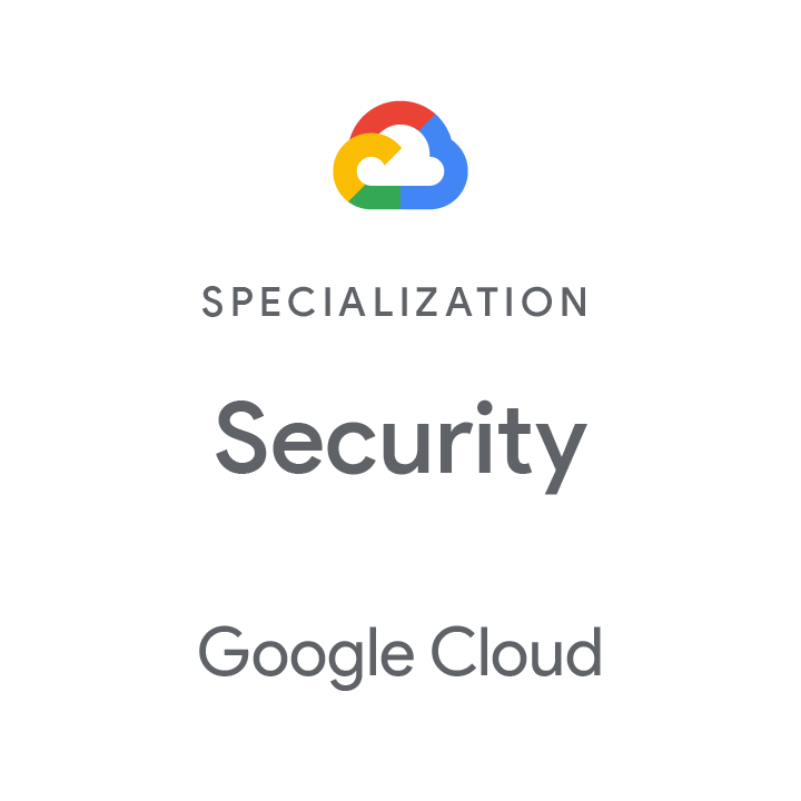 Google cloud security partner badge Google cloud security partner badge
